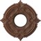 Ekena Millwork Attica PVC Medallion (Canopies up to 4 1/8"), 10"OD x 3 1/2"ID x 3/4"P, Universal Aged Metallic Rust CMP10ATDRU - alternate 1